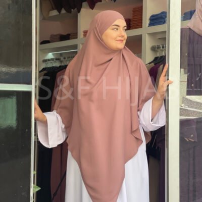 Khimar XL mortadelle (rose vieux)