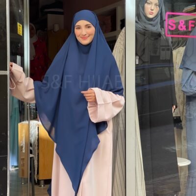 Khimar XL bleu marine (bleu foncé)