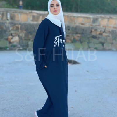 Robe de sport bleue