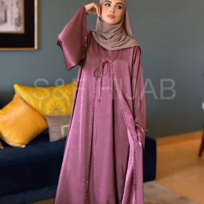 Abaya Nesma rose