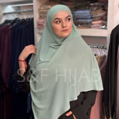 Khimar L vert clair