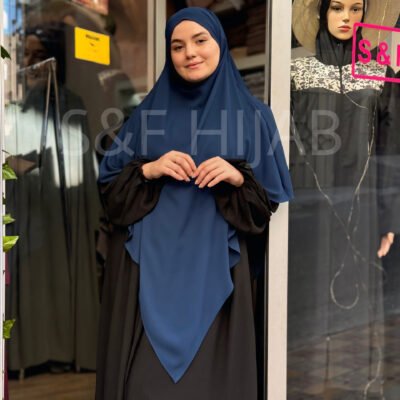 Khimar XL bleu