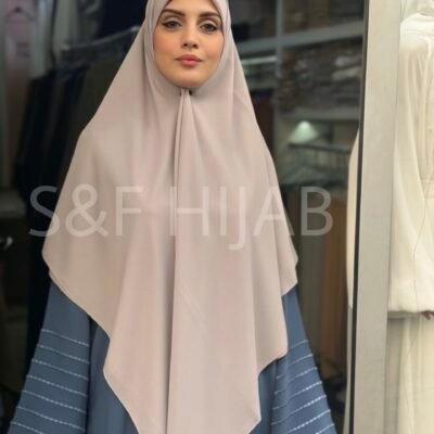 Hijab gris clair