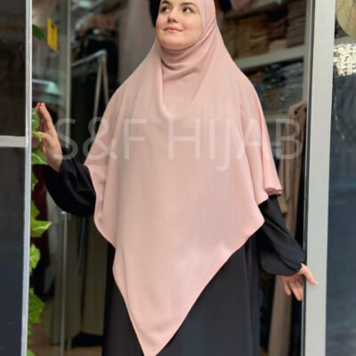 Khimar XL rose clair