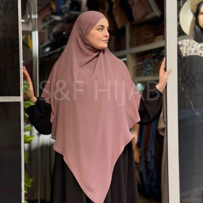 Khimar XL  mortadelle (rose vieux)